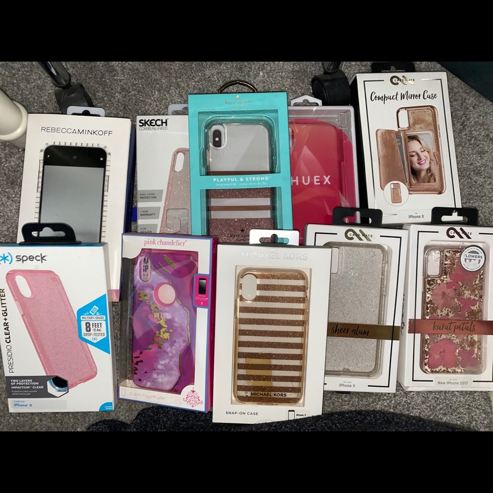 MANY iPhone X phone cases 📱 BRAND NAMES
